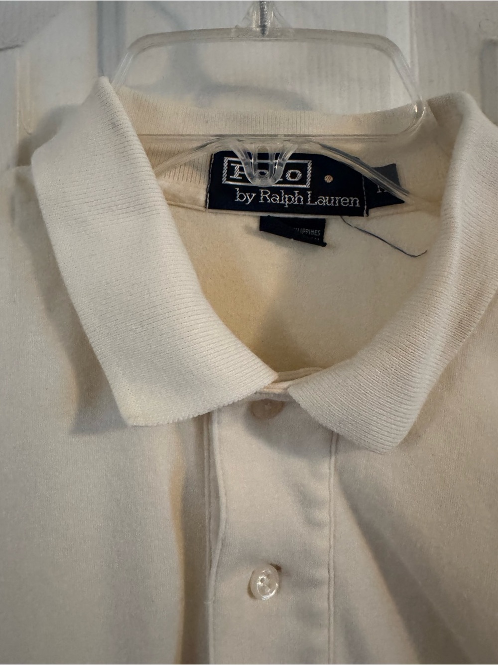 Polo by Ralph Lauren Cream Classic Cotton Polo